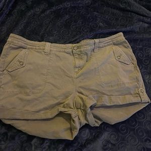 Torrid size 26 shorts. Dark Khaki